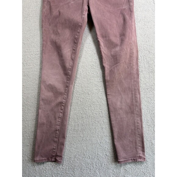 Adriano Goldschmied Woman Size 26 R Purple The Abbey Ankle Mid Rise Super Skinny - Picture 8 of 14